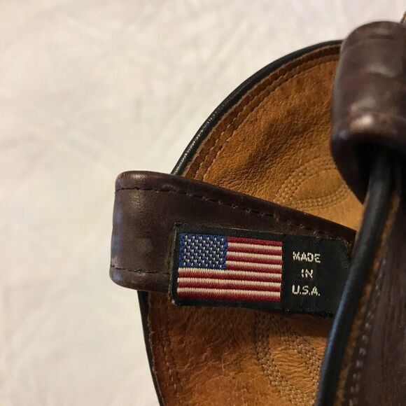 Dan Post Rich Brown Western Boots - Picture 4 of 8